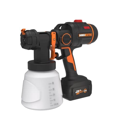 Worx NITRO 20V Cordless Paint Sprayer Power Share with Brushless Motor Home Improvement WORX 