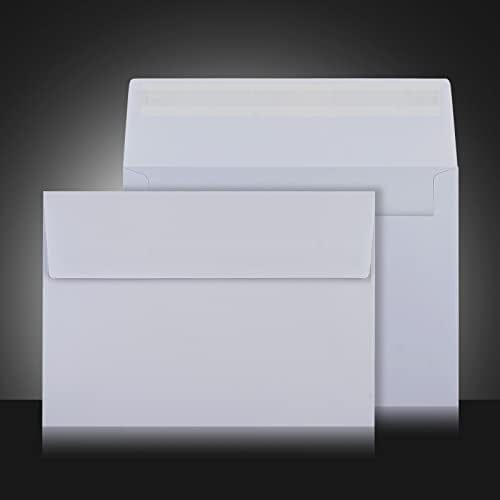 50 Pack White Envelopes, 5 x 7 Inch Envelopes,A7 Envelopes, Card Envelopes, Invitation Envelopes, Postcard Envelopes Office Product HongyiTime 
