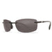 Costa Del Mar Ballast Polarized Sunglasses, Black, Gray 580 Plastic Sunglasses Costa Del Mar 