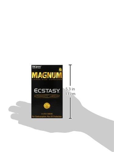 Trojan Magnum Ecstasy Ultrasmooth Lubricant,10-count ShopWell Trojan Magnum Ecstasy Ultrasmooth Lubricant,10-count ShopWell