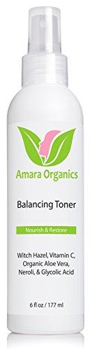 Amara Organics Facial Toner with Witch Hazel & Vitamin C, 6 fl. oz. Skin Care Amara Organics 