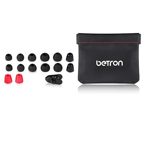 Betron YSM1000 Earbuds with Microphone and Remote Control, Noise Isolating Earphones, Powerful Bass, in Ear Headphones Compatible with iPhone, Tablets, iPad, Samsung Electronics Betron 