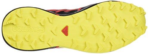 Salomon Men's Speedcross 4 Trail Running Shoes Radiant Red/Black / Corona Yellow 10 Men's Trail Shoes Salomon 