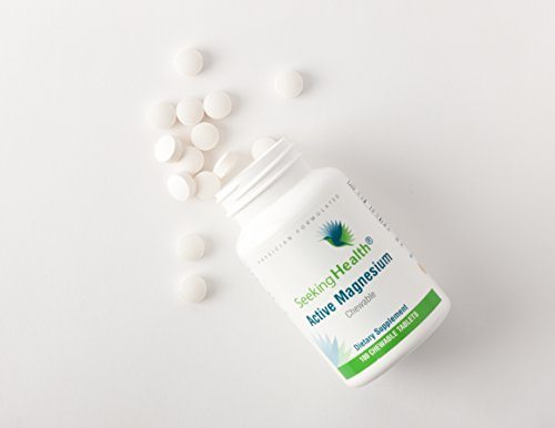Seeking Health Active Magnesium Chewable | 100 Magnesium Chewable Tablets | Chewable Magnesium Supplements Supplement Seeking Health 