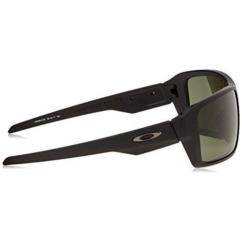 Oakley Men's Double Edge Rectangular Sunglasses, Matte Black, 66.01 mm Sunglasses for Men Oakley 