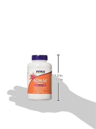 NOW ADAM Men's Multiple Vitamin,120 Tablets Supplement NOW Foods 
