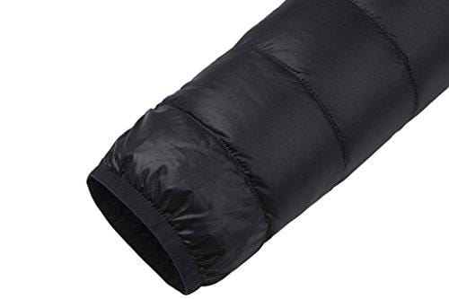 Wantdo Men's Packable Insulated Light Weight Hooded Puffer Down Jacket(Black,M) Ski Wantdo 