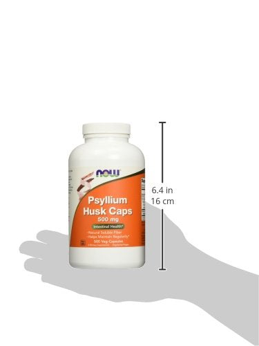 NOW Psyllium Husk 500 mg,500 Capsules Supplement NOW Foods 
