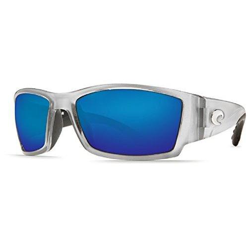 Costa del Mar Unisex-Adult Corbina CB 18 OBMGLP Polarized Iridium Wrap Sunglasses, Silver, 61.2 mm Sunglasses Costa Del Mar 