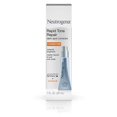 Neutrogena Rapid Tone Repair Dark Spot Corrector with Retinol SA, Vitamin C, and Hyaluronic Acid to Diminish the look of Skin Discoloration and dark Spots, 1 oz Skin Care Neutrogena 