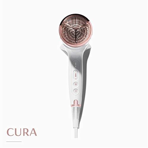 T3 - Cura Hair Dryer | Digital Ionic Professional Blow Dryer | Fast Drying, Volumizing Wide Air Flow | Frizz Smoothing | Multiple Speed and Heat Settings | Cool Shot Hair Dryer T3 Micro 
