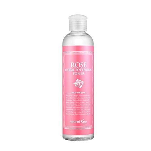 [SECRET KEY] Rose Floral Softening Toner 248ml - For Sensitive, Dry, Delicate or Easily Irritated Skin, Soothes & Calms, No Chemical Preservatives Skin Care Secret Key 