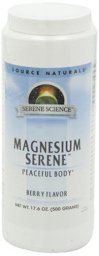 Source Naturals Serene Science Magnesium Serene Berry Flavored, Peaceful Body, 17.6 Ounces Supplement Source Naturals 
