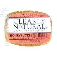 Clearly Natural Bar Soap, Honeysuckle, 4 oz, 3 pk Natural Soap Clearly Natural 