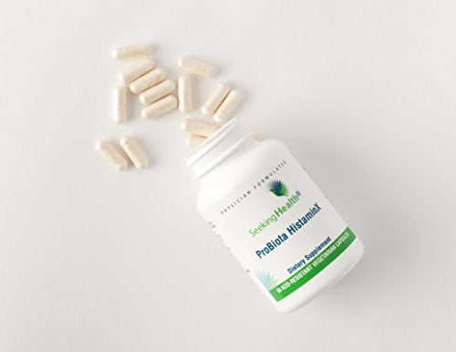 Seeking Health | ProBiota HistaminX | Nutrition Probiotic | Vegetarian Probiotic | 10 Billion CFUs per Serving | 60 Probiotic Vegetarian Capsules Supplement Seeking Health 
