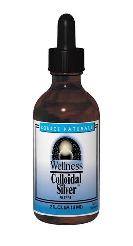 Source Naturals Wellness Collodal Silver 30PPM Stress Support - 2 Fluid Ounces Supplement Source Naturals 