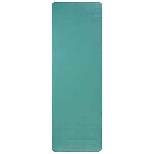 Gaiam Essentials Thick Yoga Mat Fitness & Exercise Mat with Easy-Cinch  Carrier Strap, Green, 72L X 24W X 2/5 Inch Thick 