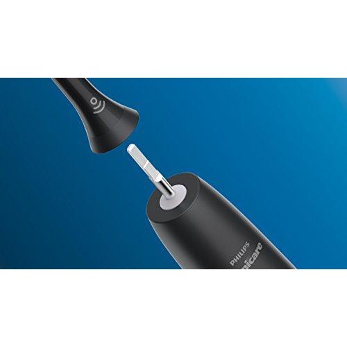 Philips Sonicare Diamondclean Replacement Toothbrush Heads, Hx6062/95, Brushsync Technology, Black, 2 Count Brush Head Philips Sonicare 