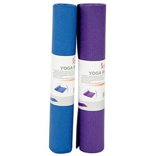 Sunny Health and Fitness Yoga Mat (Blue) Sports Sunny Health & Fitness 
