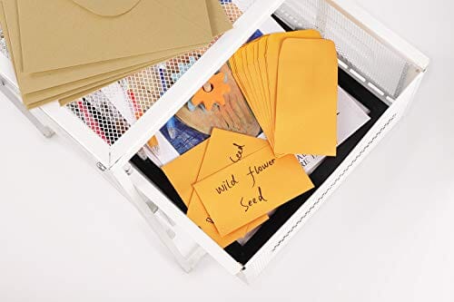 ValBox #1 Coin Envelopes 2.25x 3.5 Small Parts Envelope with Gummed Flap for Home Garden or Office Use Brown Kraft Seed Envelopes 500 per Box