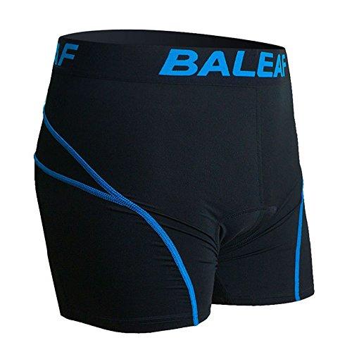 Baleaf Men's 3D Padded Bike Bicycle MTB Cycling Underwear Shorts (Blue, L) Activewear Baleaf 