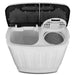 SUPER DEAL Portable Compact Mini Twin Tub Washing Machine w/Wash and Spin Cycle, Built-in Gravity Drain, 13lbs Capacity For Camping, Apartments, Dorms, College Rooms, RV’s, Delicates and more Major Appliances SUPER DEAL 