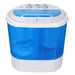 SUPER DEAL Portable Compact Washing Machine, Mini Twin Tub Washing Machine w/Washer&Spinner, Gravity Drain Pump and Drain Hose Major Appliances SUPER DEAL 