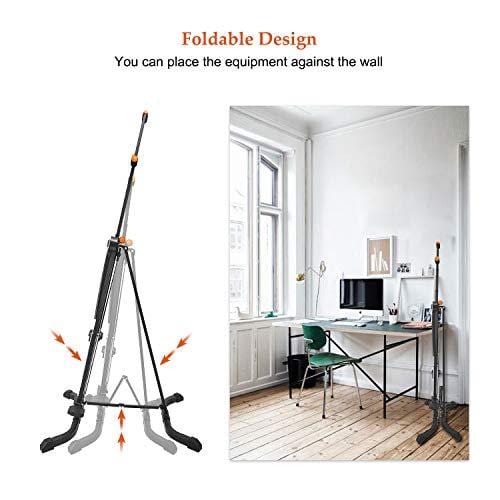 RELIFE REBUILD YOUR LIFE Vertical Climber for Home Gym Folding Exercise Cardio Workout Machine Stair Stepper Newer Version Sports RELIFE REBUILD YOUR LIFE 