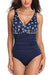 PERONA Women's Tummy Control Swimsuit One Piece Bathing Suit Vintage Printed Swimwear Women's Swimwear PERONA 