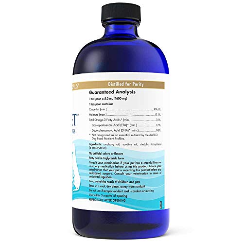 Nordic Naturals Omega-3 Pet Oil Supplement, Promotes Optimal Pet Health and Wellness, for Large to Very Large Breed Dogs and Multi-Dog , 16 oz - Standard Packaging Supplement Nordic Naturals 