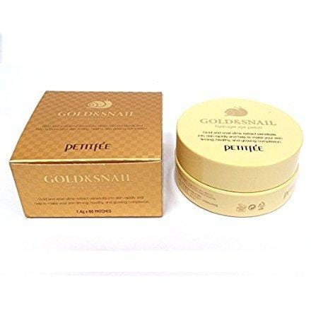 [PETITFEE] Gold & Snail Hydro Gel Eye Patch 60 pcs(30pairs) / dark circles,wrinkles / Korean Cosmetics Skin Care Petitfee 