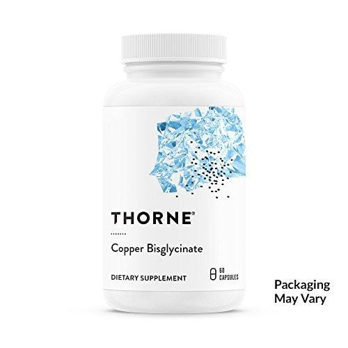 Thorne Research - Copper Bisglycinate - Well-Absorbed Trace Mineral Supplement - 60 Capsules Supplement Thorne Research 