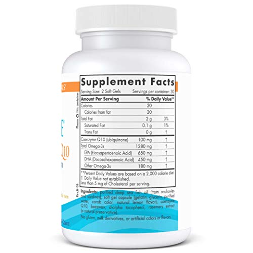 Nordic Naturals - Ultimate Omega +CoQ10, Support for the Heart's Overall Energy Needs, 60 Count Supplement Nordic Naturals 