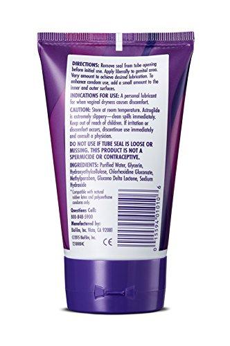 Astroglide Gel, Water Based Personal Lubricant, 4 oz. (Pack of 3) Lubricant Astroglide 