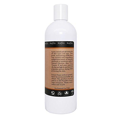 Patchouli Hand & Body Foam Soap - 16oz Refill Natural Soap Plantlife 