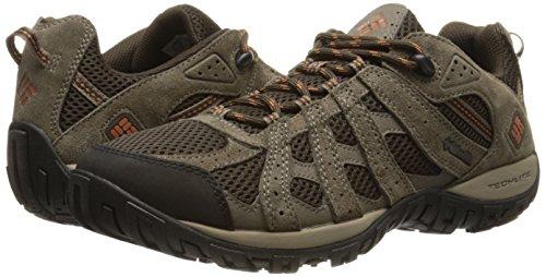 Columbia Men's Redmond Trail Shoe, Cordovan/Dark, 10.5 M US Men's Hiking Shoes Columbia 