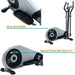 GOELLIPTICAL V-200T Standard Stride 17” Programmable Elliptical Exercise Cross Trainer Machine for Cardio Fitness Strength Conditioning Workout at Home or Gym Sports GOELLIPTICAL 