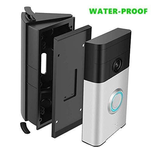 HOMONO Waterproof Adjustable 30 to 55 Degree Angle Mount for Ring Video Doorbell 1st and 2nd Angle Adjustment Adapter Mounting Plate Bracket Wedge Kit (Doorbell NOT Included) Digital Devices 10 Accessories HOMONO 