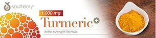 Youtheory Turmeric Extra Strength Formula Capsules 1,000 mg per Daily, 180 Count (Pack of 1) Supplement Youtheory 