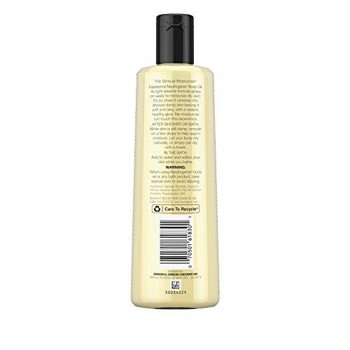 Neutrogena Fragrance-Free Lightweight Body Oil for Dry Skin, Sheer Moisturizer in Light Sesame Formula, 8.5 fl. oz Skin Care Neutrogena 