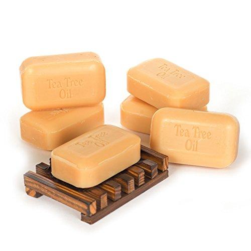 Soap Works Tea Tree Oil Soap Bar, 6-Count Natural Soap SOAP WORKS 