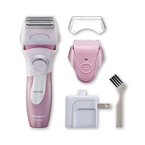 Panasonic Electric Shaver for Women, Cordless 4 Blade Razor, Bikini Trimmer Attachment, Pop-up Trimmer, Wet Dry Operation, Close Curves – ES2216PC Beauty Panasonic 