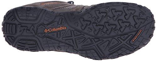 Columbia Men's Redmond Trail Shoe, Pebble/Dark Ginger, 11.5 M US Men's Hiking Shoes Columbia 