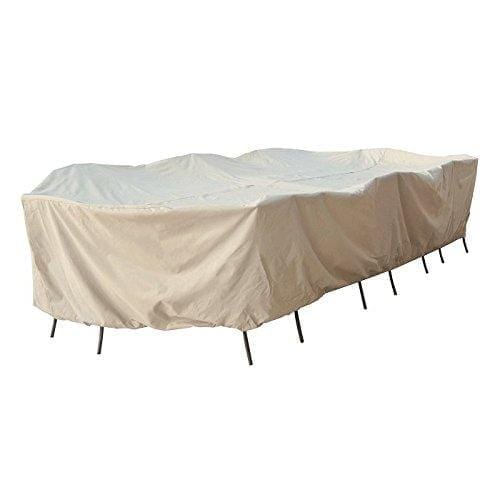 Treasure Garden 2XL Large Oval/Rectangle Table & Chairs w/8 ties (no center hole) - Protective Furniture Covers Lawn & Patio Treasure Garden 