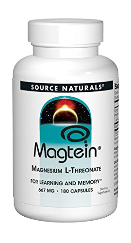 Magtein Source Naturals, Inc. 180 Caps (667 MG) Supplement Source Naturals 