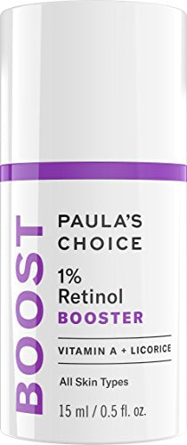 Paula's Choice BOOST 1% Retinol Booster for Brown Spots and Wrinkles, 0.5 Ounce Bottle Concentrated Vitamin A Retinol Serum for Normal, Dry, Oily and Combination Skin of the Face and Neck Skin Care Paula's Choice 