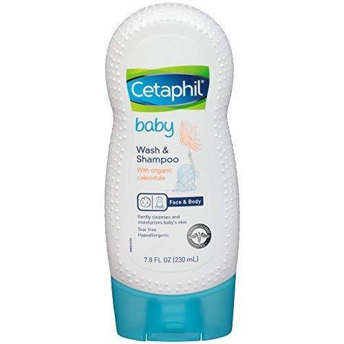 Cetaphil Baby Wash and Shampoo with Organic Calendula, 7.8 Ounce (7.8 Ounce (Pack of 3)) Bath, Lotion & Wipes Cetaphil Baby 