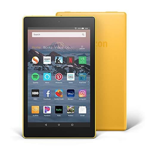 Fire HD 8 Tablet (8" HD Display, 16 GB) - Yellow (Previous Generation - 8th) Digital Text 2 Amazon 