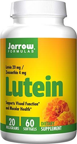 Jarrow Formulas Lutein, Supports Visual Function, 20 mg, 60 Softgels Supplement Jarrow 