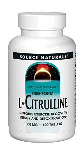 Source Naturals L-Citrulline 1000mg - Nitric Oxcide Booster - 120 Capsules Supplement Source Naturals 